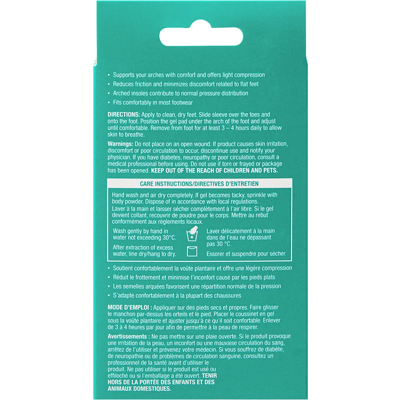 All Gel Ball of Foot Protectors with Toe Separator S/M - Image 2